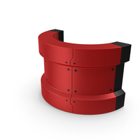 Scifi Interior Wall Element Red PNG & PSD Images