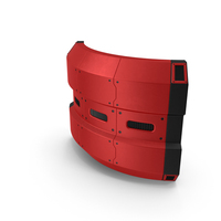 Scifi Interior Wall Element Red PNG & PSD Images