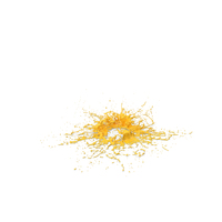 Liquid Paint Splash Yellow PNG & PSD Images