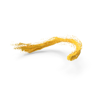 Liquid Paint Splash Yellow PNG & PSD Images