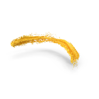 Liquid Paint Splash Yellow PNG & PSD Images