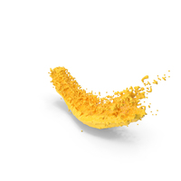 Liquid Paint Splash Yellow PNG & PSD Images