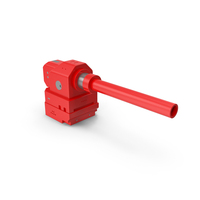 Sci Fi Weapon Red PNG & PSD Images
