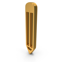 Gold Pencil Note Logo PNG & PSD Images