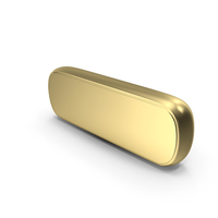 Gold Minus Rounded Corner Symbol PNG & PSD Images