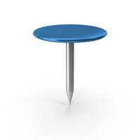 Desk Pin Cyclinder Flat PNG & PSD Images