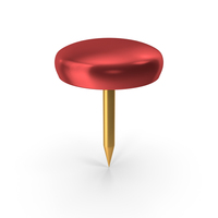 Big Flat Round Desk Pin PNG & PSD Images