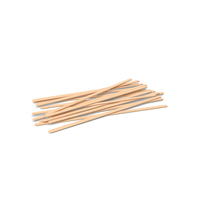 Pile Of Wooden Coffee Stirrers PNG & PSD Images