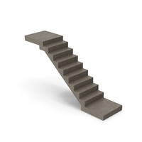 Dark Concrete Stairs PNG & PSD Images