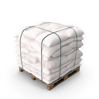 Cargo Polypropylene Sacks Pallet Secured PNG & PSD Images