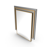 Mirror In A Metal Frame PNG & PSD Images