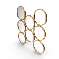 Mirror In A Metal Frame PNG & PSD Images