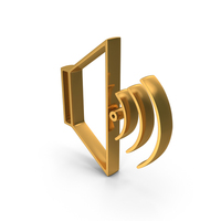 Speaker Volume High Metallic PNG & PSD Images