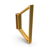 Gold Speaker Volume Metallic Symbol PNG & PSD Images