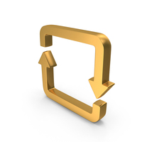 Square Arrows Metallic PNG & PSD Images