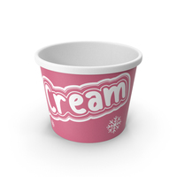 Pink Empty Ice Cream Cup PNG & PSD Images