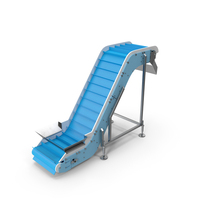 Incline Conveyor With Hopper PNG & PSD Images