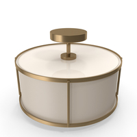 Aaru Fabric Semi Flush Mount MK5 PNG & PSD Images