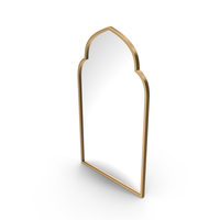 Amelia Modern Contemporary Accent Mirror PNG & PSD Images
