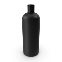 Blank Black Shampoo Bottle PNG & PSD Images