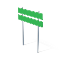 Green Highway Road Sign PNG & PSD Images