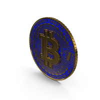 Bitcoin Blue PNG & PSD Images