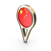 China Location Flag PNG & PSD Images