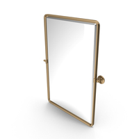 Woodvale Metal Framed Wall Mounted Bathroom Vanity Mirror PNG & PSD Images