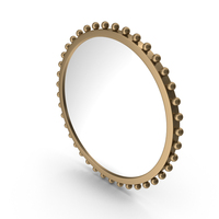 Dantone Home Mirror In A Metal Frame PNG & PSD Images