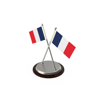 France Desk Flag PNG & PSD Images