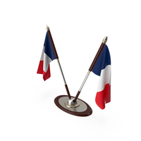 France Desk Flag PNG & PSD Images