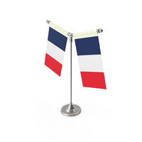France Desk Flag PNG & PSD Images