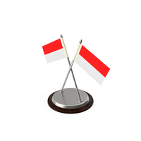 Indonesia Desk Flag PNG & PSD Images