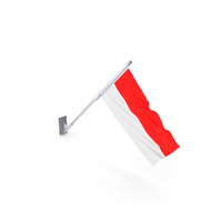 Indonesia Wall Flag PNG & PSD Images