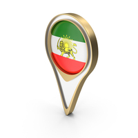 Iran Location Flag Symbol PNG & PSD Images