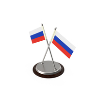 Russian Desk Flag PNG & PSD Images