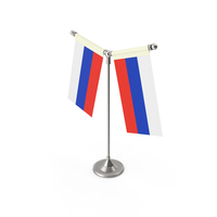 Russian Desk Flag PNG & PSD Images