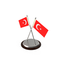 Turkey Desk Flag PNG & PSD Images
