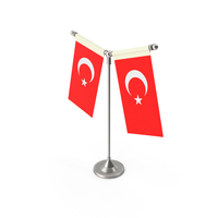 Turkey Desk Flag PNG & PSD Images