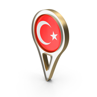 Turkiye Location Flag PNG & PSD Images