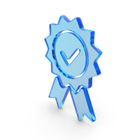 Badge Tick Mark Glass PNG & PSD Images