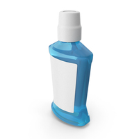 Blank Blue Mouthwash PNG & PSD Images