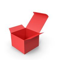 Open Packaging Box Red PNG & PSD Images