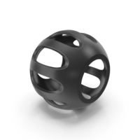 Black Abstract Geometric Object PNG & PSD Images