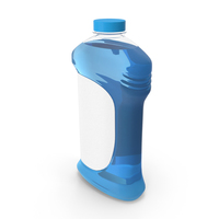 Blank Blue All Purpose Cleaner Bottle PNG & PSD Images