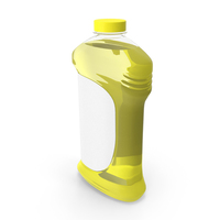 All Purpose Cleaner Bottle Blank Yellow PNG & PSD Images