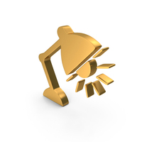 Desk Lamp Light Metallic PNG & PSD Images