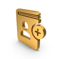 User Page Contacts Add Web Metallic PNG & PSD Images