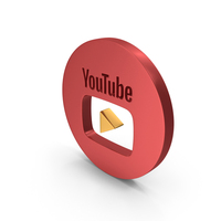 YouTube Circler Play Design Metallic PNG & PSD Images