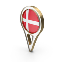 Denmark Location Flag PNG & PSD Images